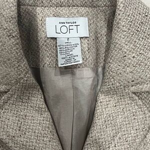 Ann Taylor Loft Tweed Blazer